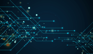 Abstract data network representing real-time pre-bind criminal data pipelines for insurance underwriting
