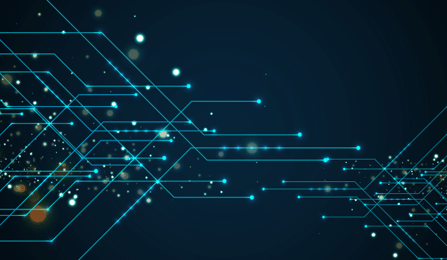 Abstract data network representing real-time pre-bind criminal data pipelines for insurance underwriting